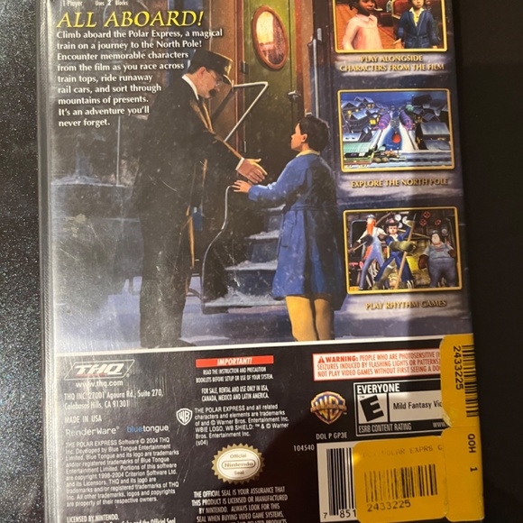 Polar Express Gamecube Video Game - Picture 2 of 2